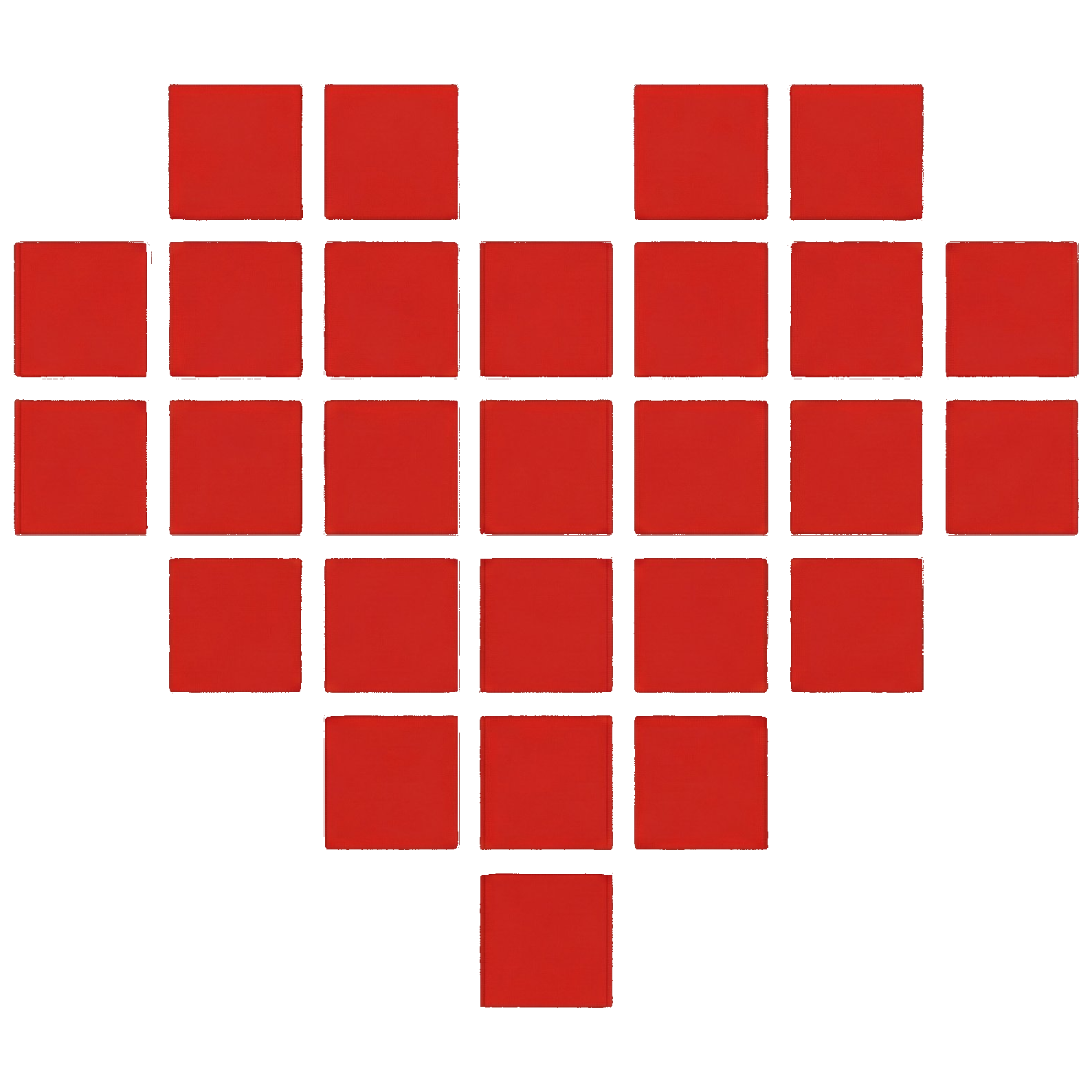 I Love SEO — Pixelated Heart Logo